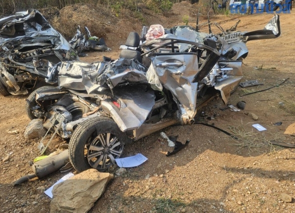 สลดรับสงกรานต์ พ่วง 18 ล้อเบรกไม่อยู่ พุ่งชนยับ 7 คัน ดับคาที่ 2 เจ็บ 8 เด็กหญิง 2 ขวบใส่แพมเพิสรอดหวุดหวิด