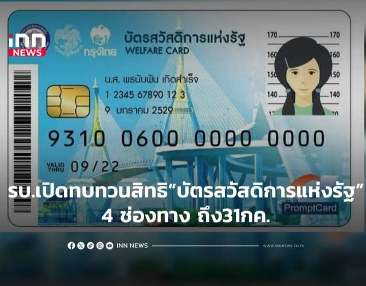 รัฐเปิดทบทวนสิทธิ “บัตรคนจน” 4 ช่องทาง…